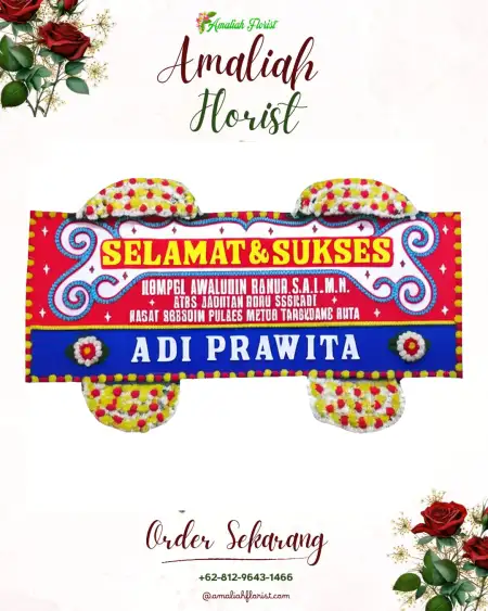 Papan Bunga Ucapan Selamat Argawana